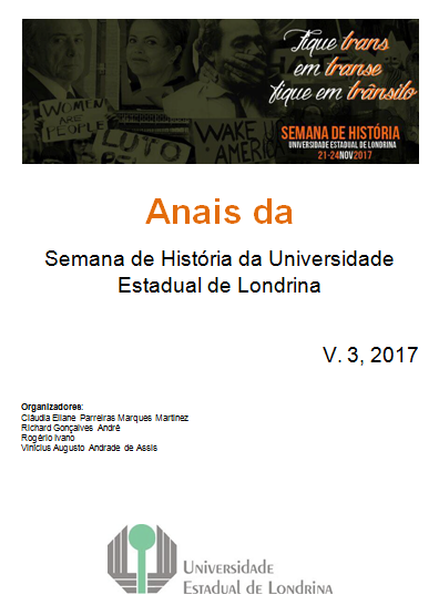 Visualizar v. 3 (2017): Anais da Semana de História da Universidade Estadual de Londrina